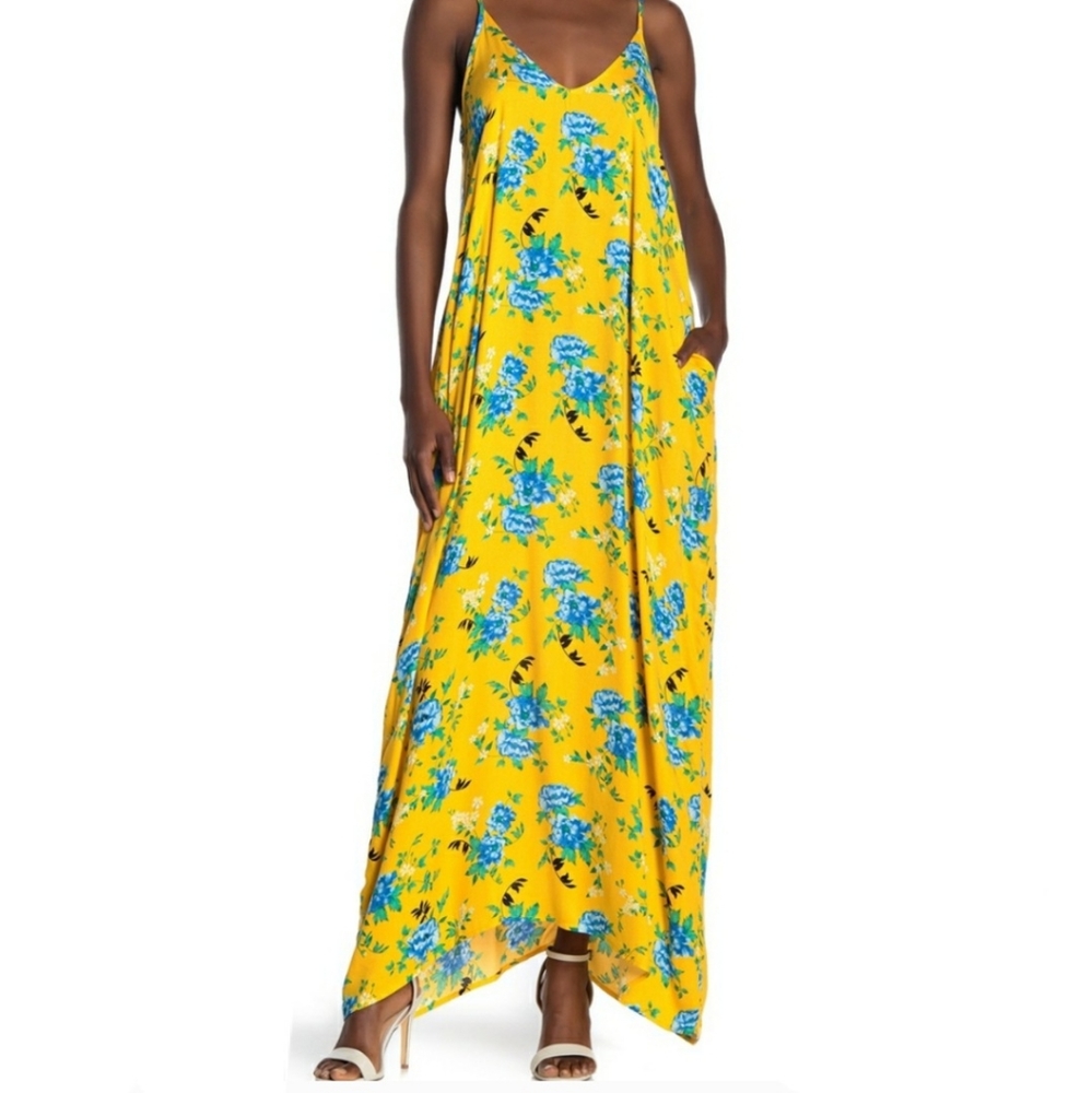 NWT Love Stitch Floral Print Maxi Dress